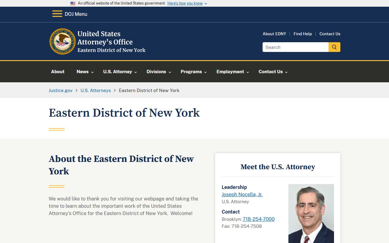 Kings County Criminal Court federal prosecution context for Brooklyn criminal cases